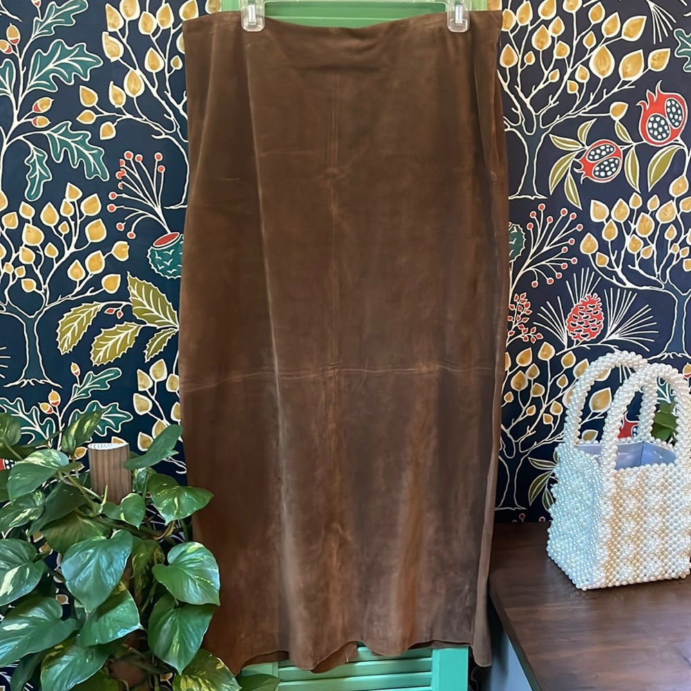 Lauren Ralph Lauren Brown Maxi Skirt